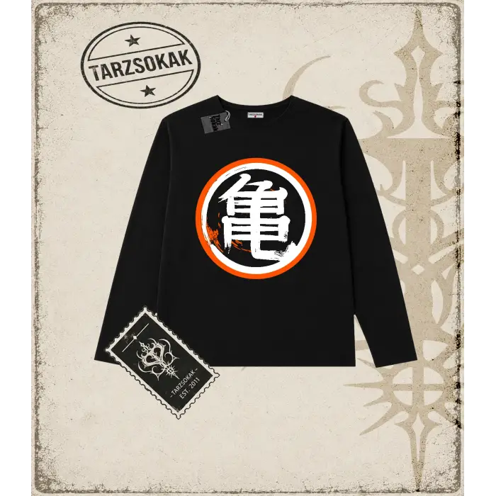 Dragon Ball Anime Baskılı Long Sleeve
