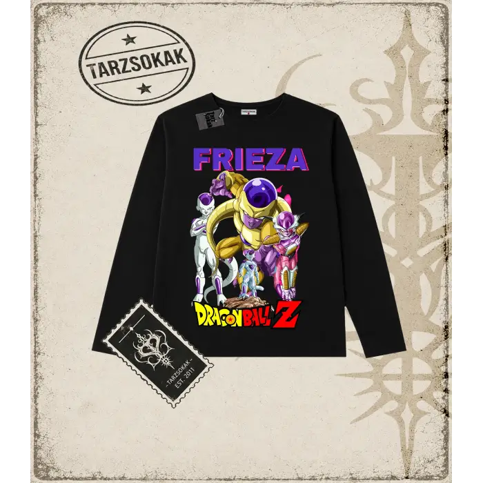 Dragon Ball Anime Baskılı Long Sleeve
