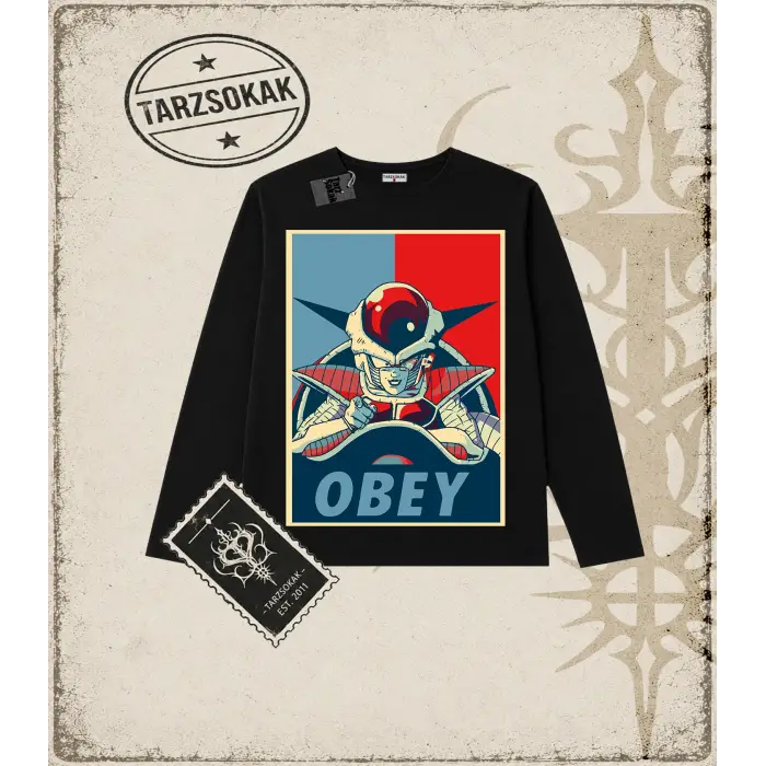 Dragon Ball Anime Baskılı Long Sleeve