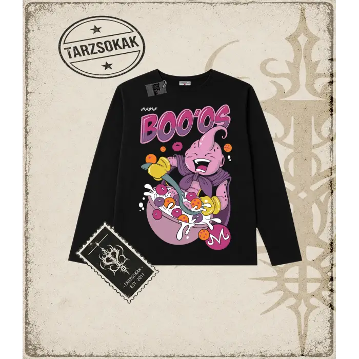 Dragon Ball Anime Baskılı Long Sleeve