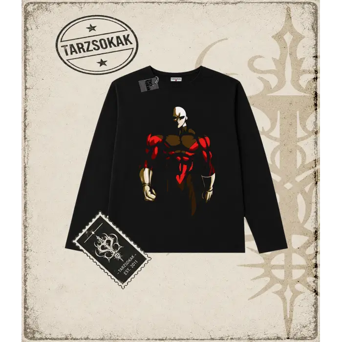 Dragon Ball Anime Baskılı Long Sleeve