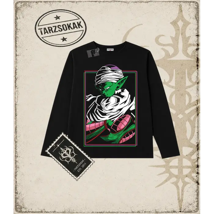 Dragon Ball Anime Baskılı Long Sleeve