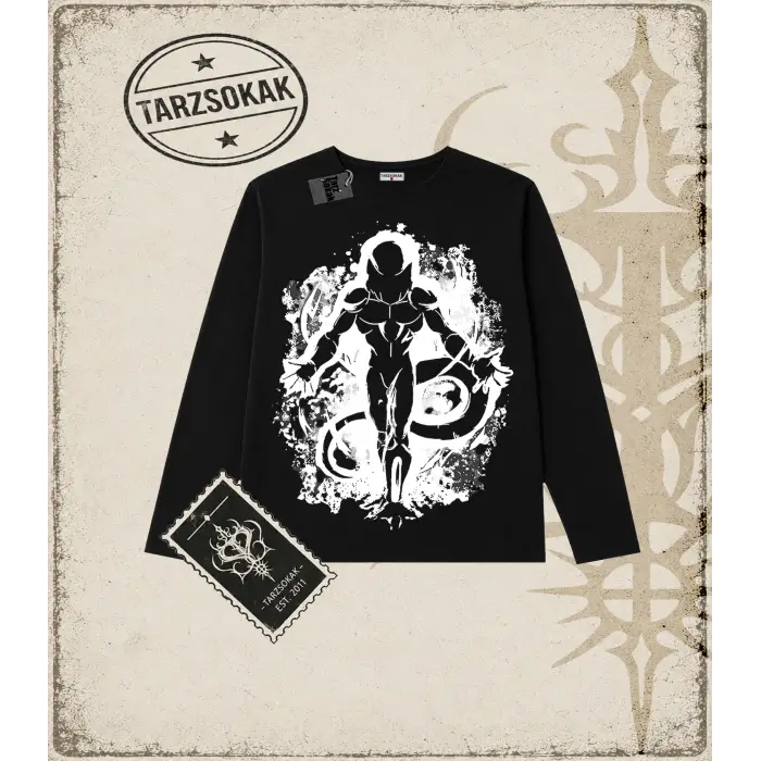 Dragon Ball Anime Baskılı Long Sleeve