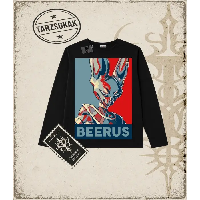 Dragon Ball Anime Baskılı Long Sleeve