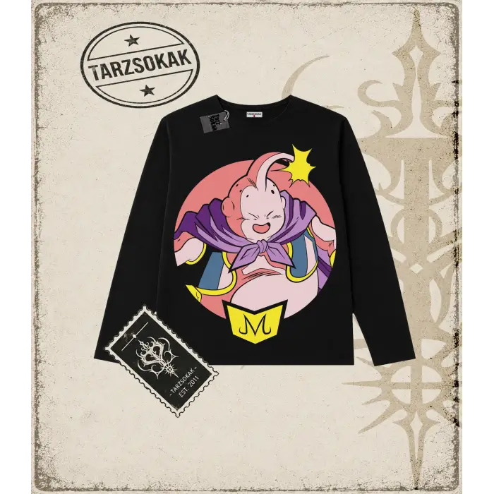 Dragon Ball Anime Baskılı Long Sleeve