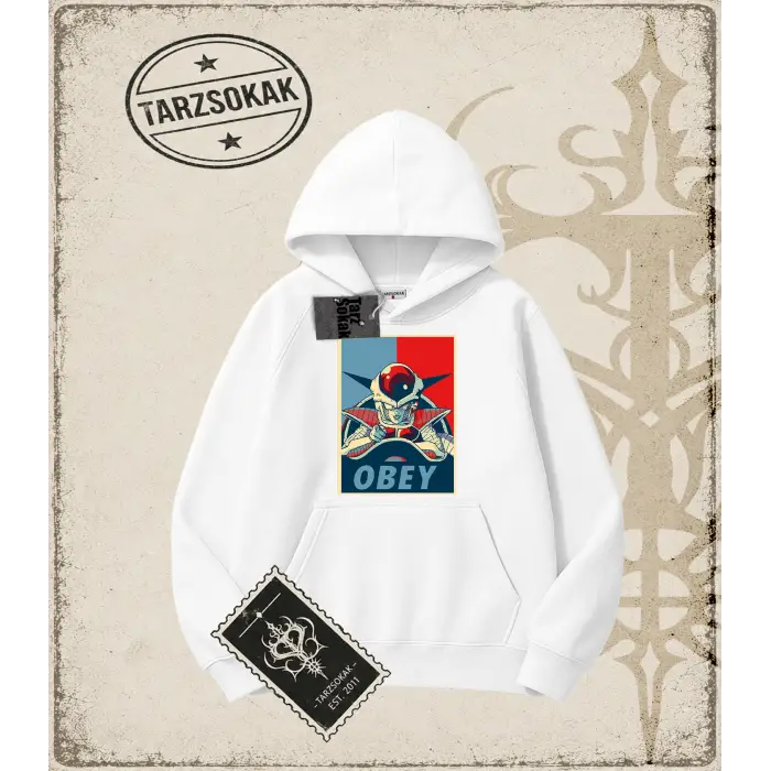 Dragon Ball Anime Baskılı Oversize Unisex Kapşonlu Sweatshirt