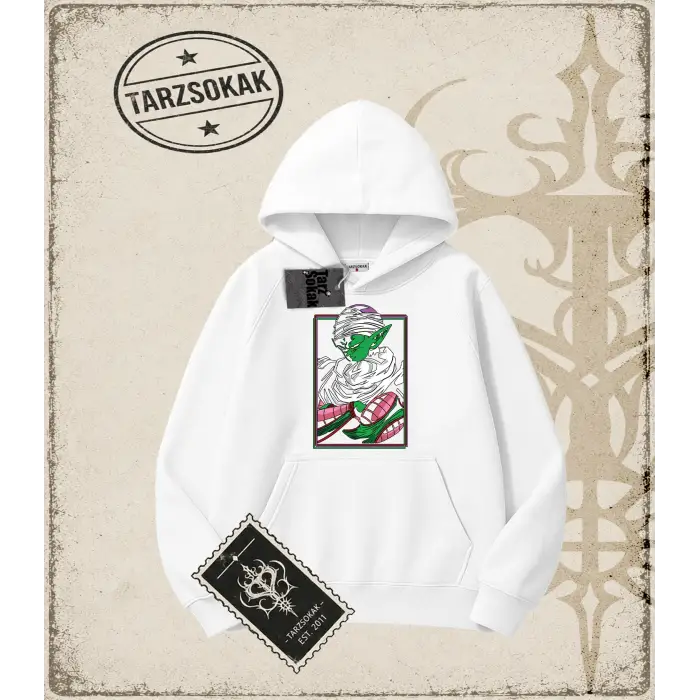Dragon Ball Anime Baskılı Oversize Unisex Kapşonlu Sweatshirt