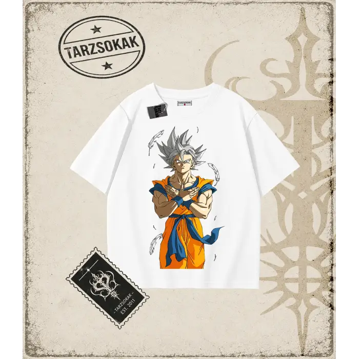 Dragon Ball Anime Baskılı Oversize Unisex Tişört