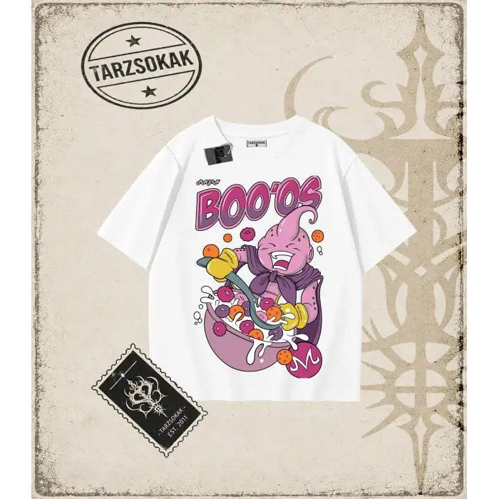 Dragon Ball Anime Baskılı Oversize Unisex Tişört