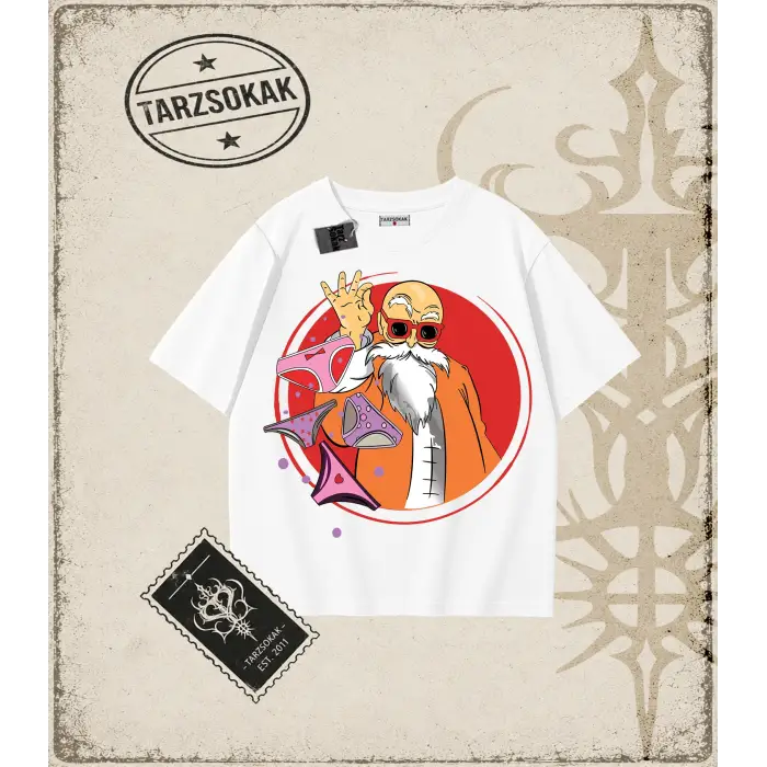 Dragon Ball Anime Baskılı Oversize Unisex Tişört