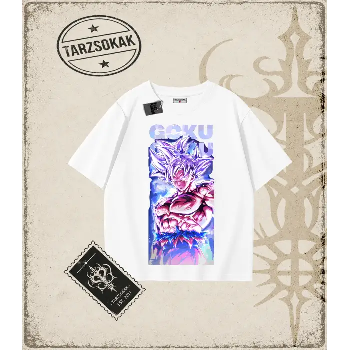 Dragon Ball Anime Baskılı Oversize Unisex Tişört