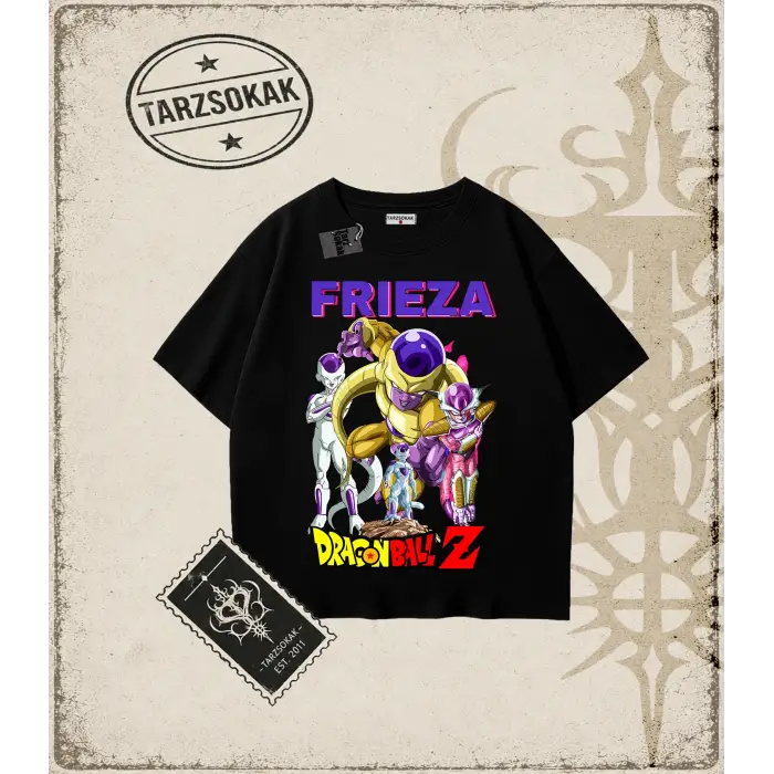 Dragon Ball Anime Baskılı Oversize Unisex Tişört