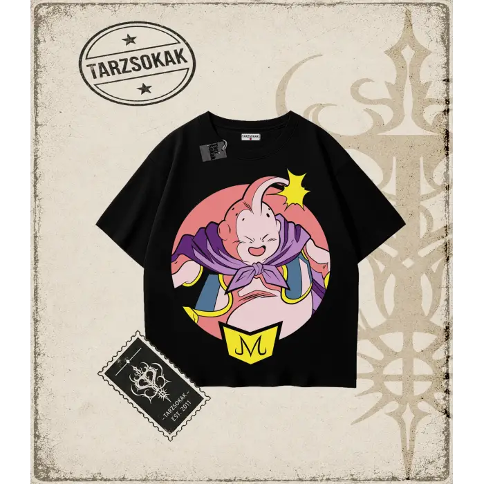 Dragon Ball Anime Baskılı Oversize Unisex Tişört