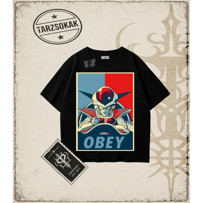 Dragon Ball Anime Baskılı Oversize Unisex Tişört