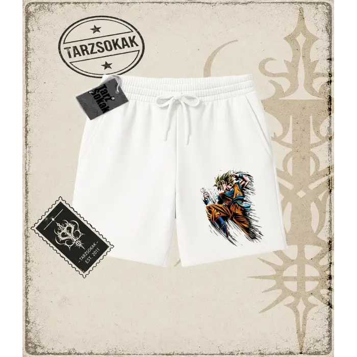 Dragon Ball Anime Baskılı Unisex Şort