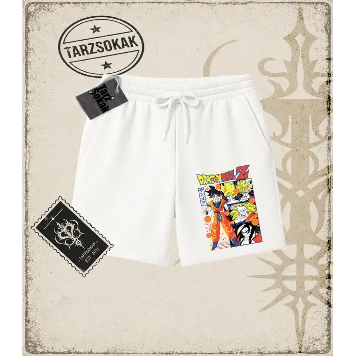 Dragon Ball Anime Baskılı Unisex Şort