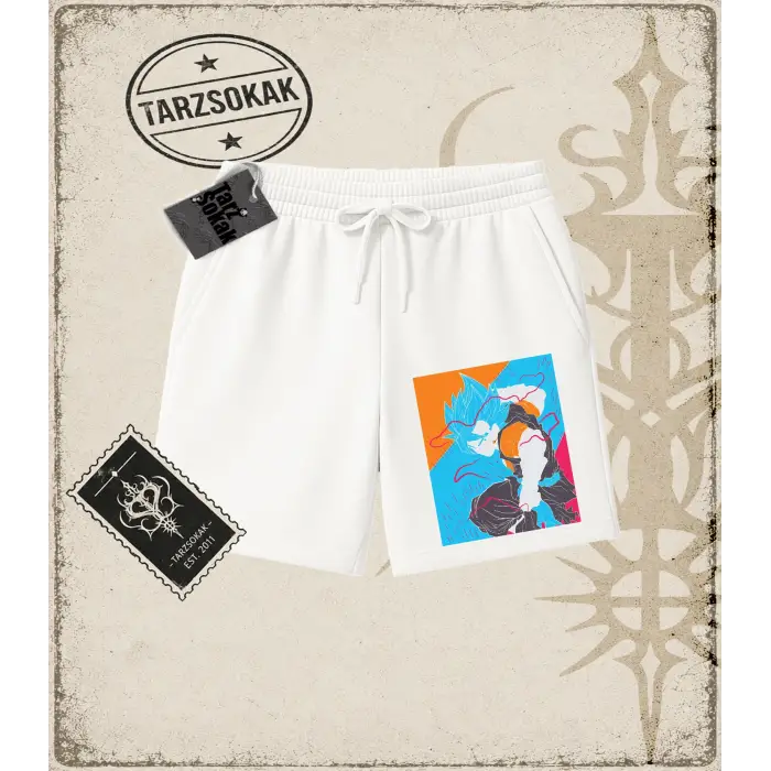 Dragon Ball Anime Baskılı Unisex Şort