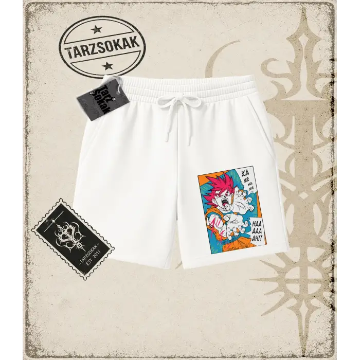 Dragon Ball Anime Baskılı Unisex Şort