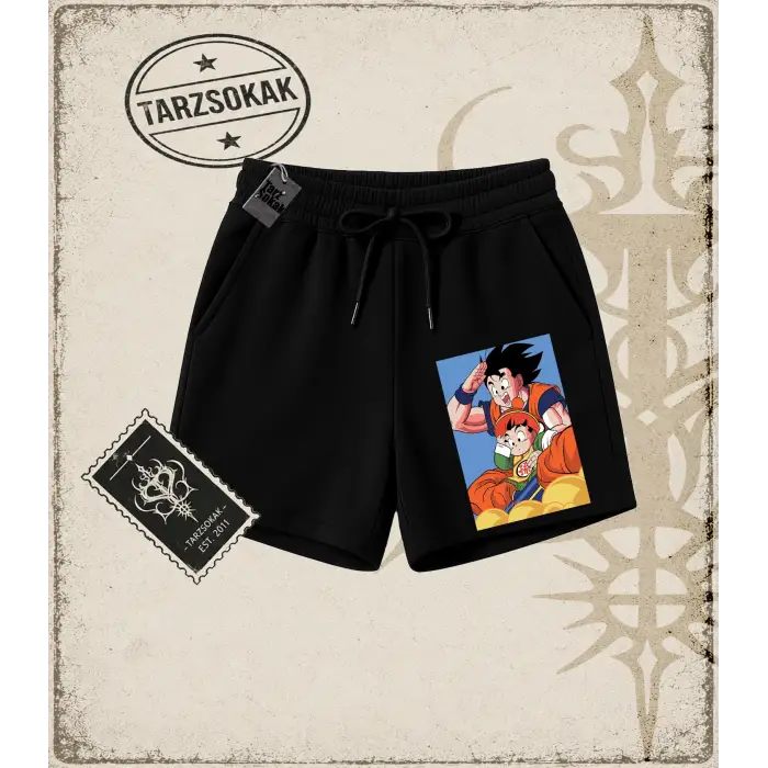 Dragon Ball Anime Baskılı Unisex Şort