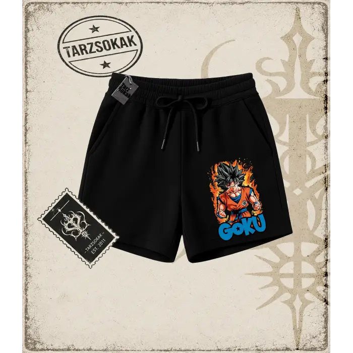 Dragon Ball Anime Baskılı Unisex Şort