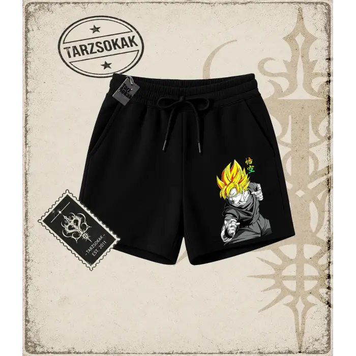 Dragon Ball Anime Baskılı Unisex Şort