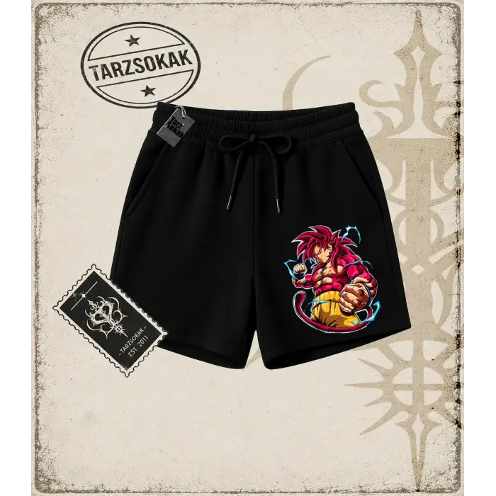 Dragon Ball Anime Baskılı Unisex Şort