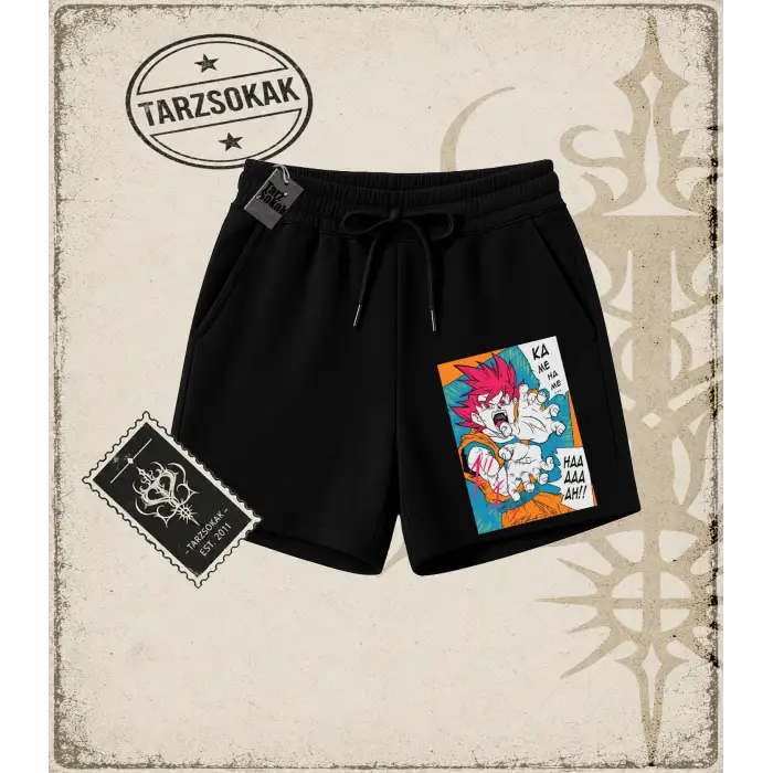 Dragon Ball Anime Baskılı Unisex Şort