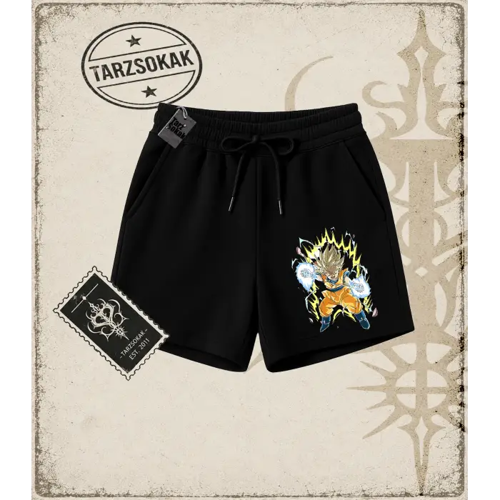 Dragon Ball Anime Baskılı Unisex Şort