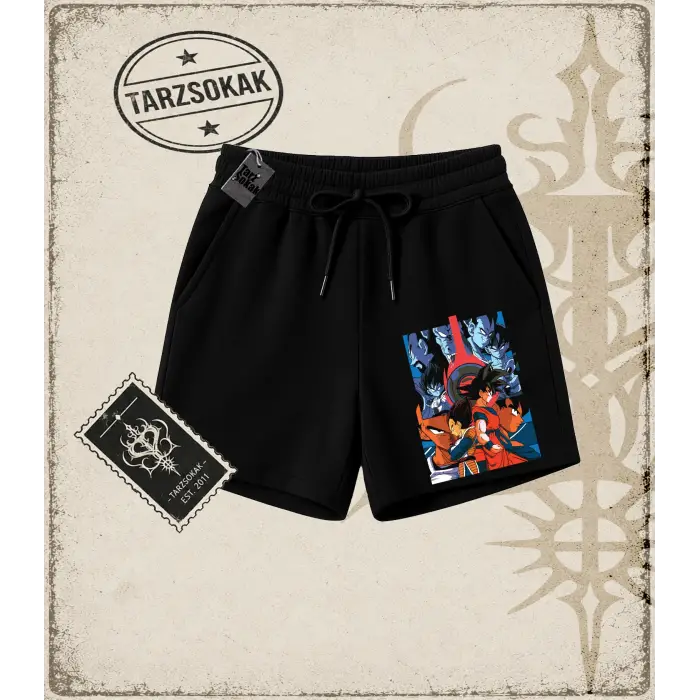 Dragon Ball Anime Baskılı Unisex Şort