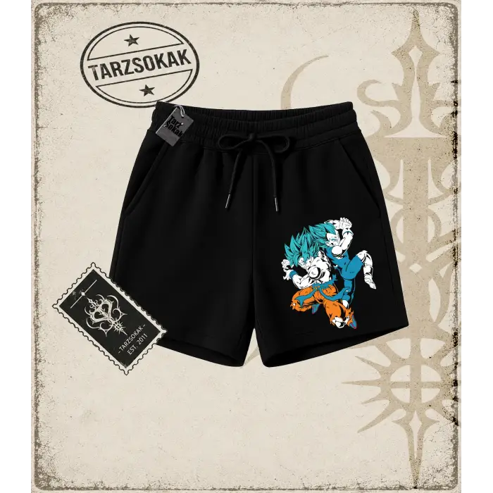 Dragon Ball Anime Baskılı Unisex Şort