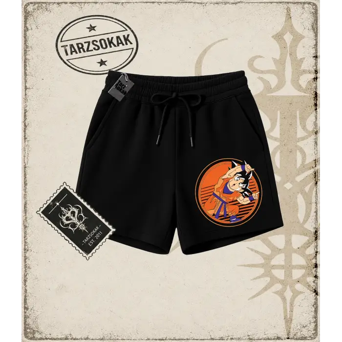 Dragon Ball Anime Baskılı Unisex Şort