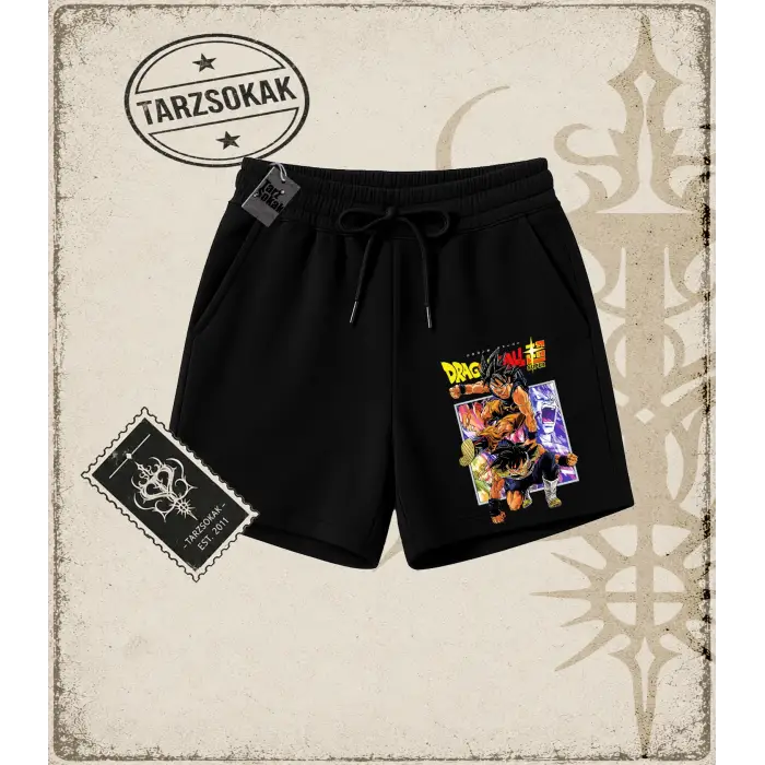 Dragon Ball Anime Baskılı Unisex Şort
