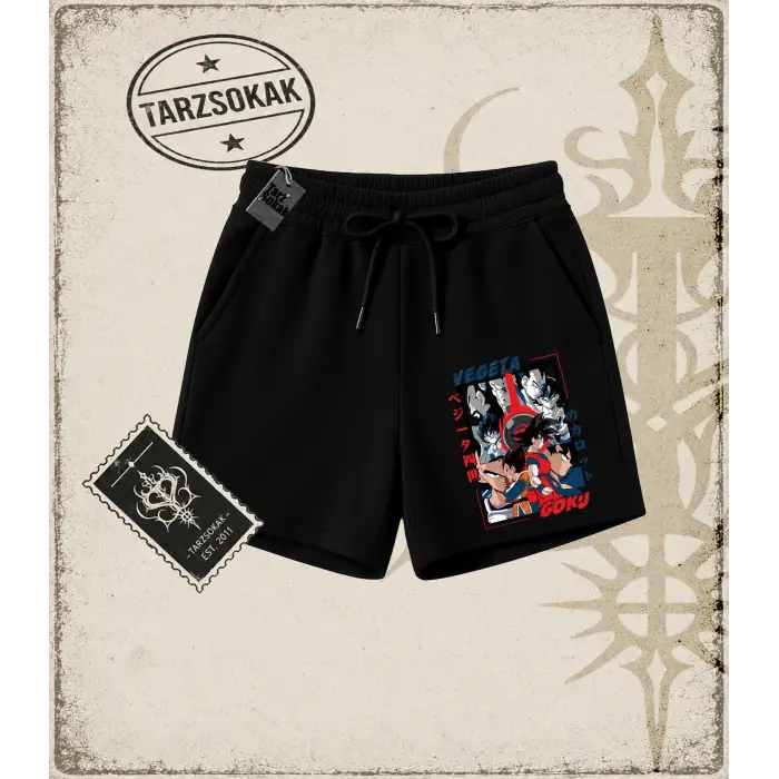 Dragon Ball Anime Baskılı Unisex Şort