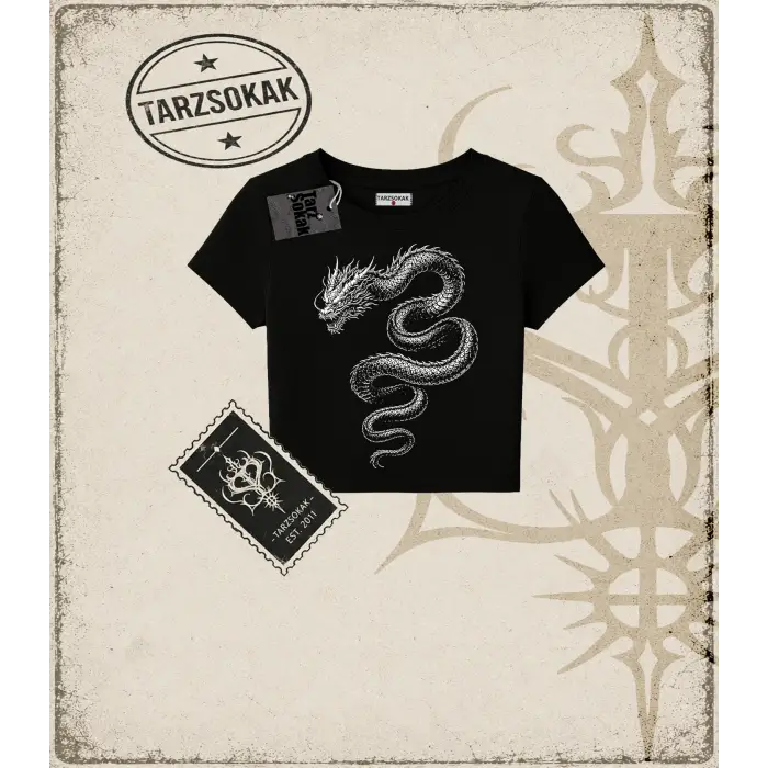 Dragon   Kadın Baby Tee