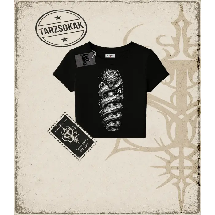 Dragon   Kadın Baby Tee