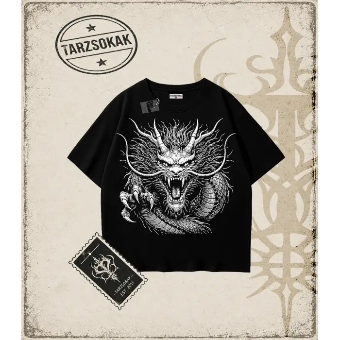 Dragon   Oversize Unisex Tişört