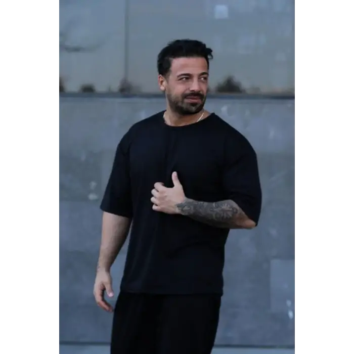 Erkek Oversize Pamuklu Nefes Alan