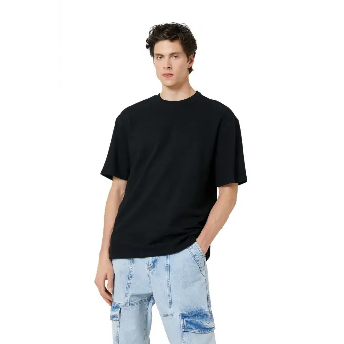 Erkek Rahat Kısa Kollu Oversize