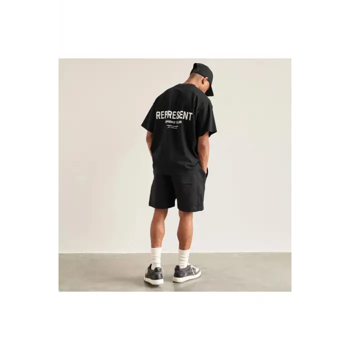 Erkek Siyah Oversize Tshirt