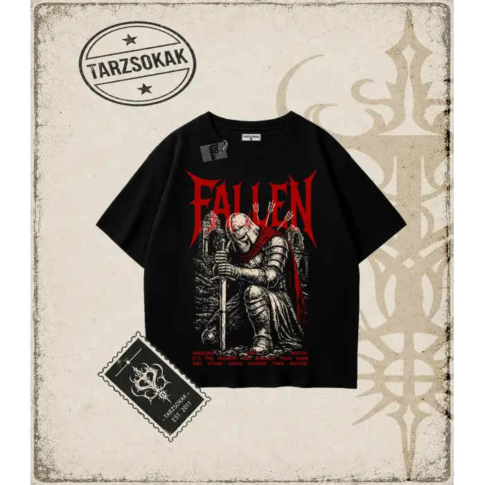 FALLEN Oversize Unisex Tişört