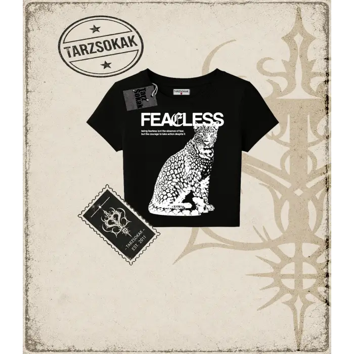 FEARLESS Kadın Baby Tee