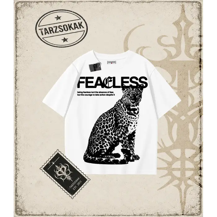 FEARLESS Oversize Unisex Tişört
