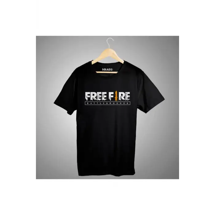 Freefire Siyah Tişört