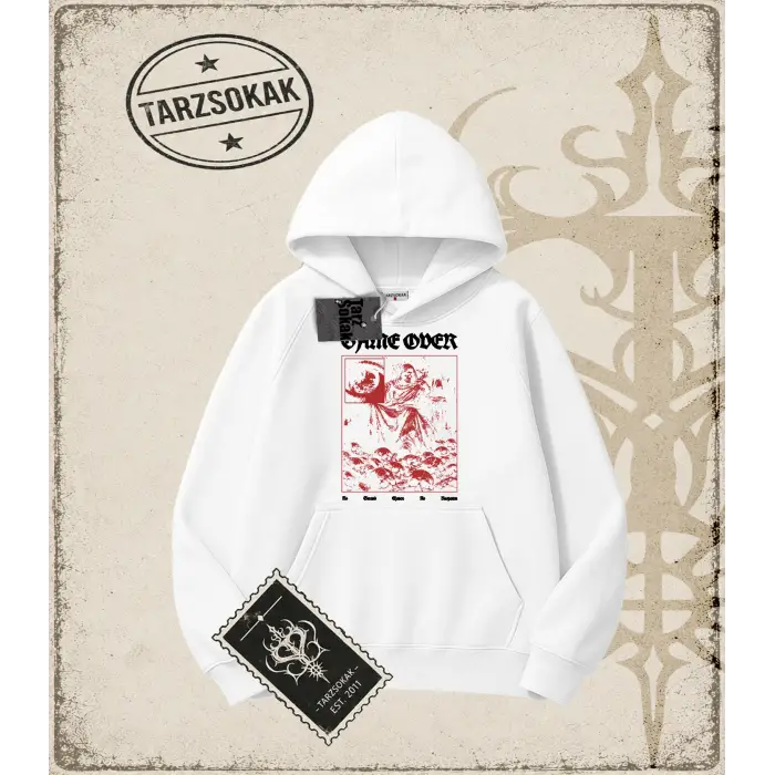 GAMEOVER Oversize Unisex Kapşonlu Sweatshirt