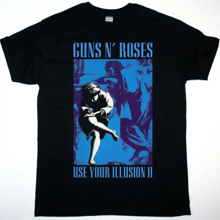 GHOST PHANTOMIME NEW BLACK T-SHIRT ÖN VE ARAKA BASKILI