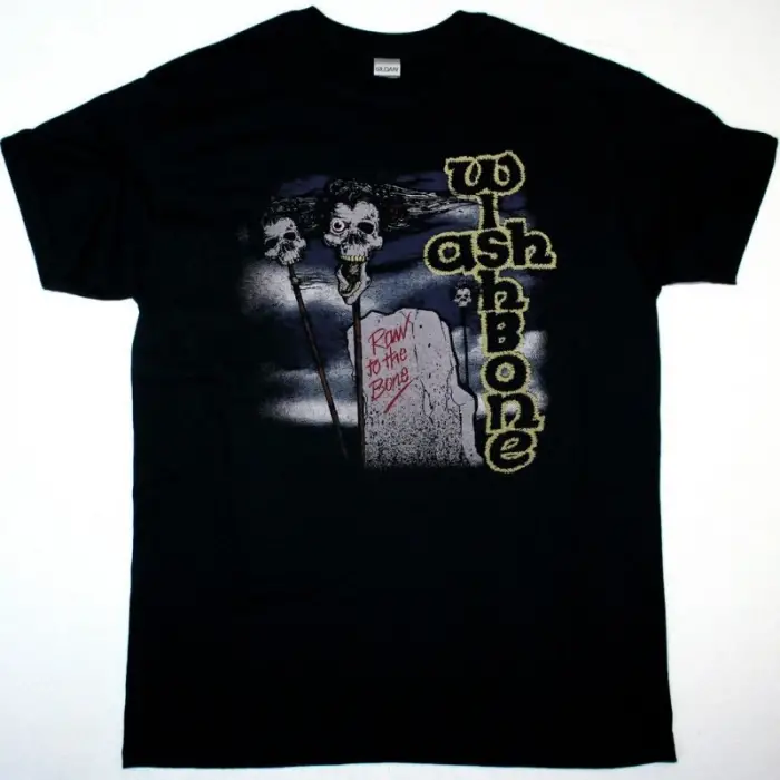 GHOST RATS NEW BLACK T-SHIRT ÖN BASKILI