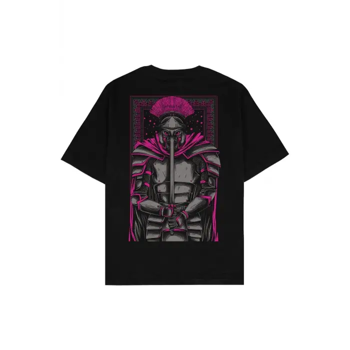 Gladiator Siyah Oversize Unisex T-shirt