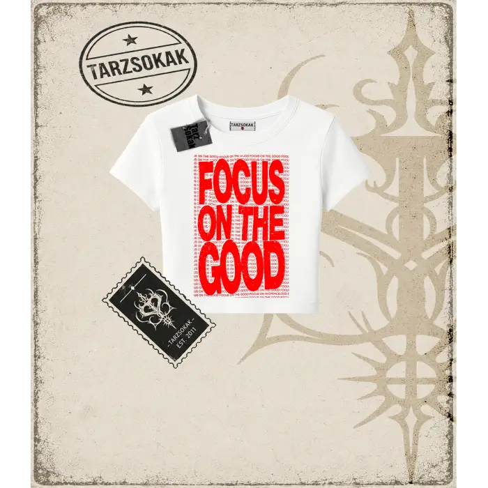 Gotik & Grunge STREETWEAR FOCUS ON THE GOOD Baby Tee