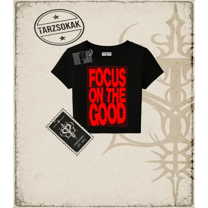 Gotik & Grunge STREETWEAR FOCUS ON THE GOOD Baby Tee