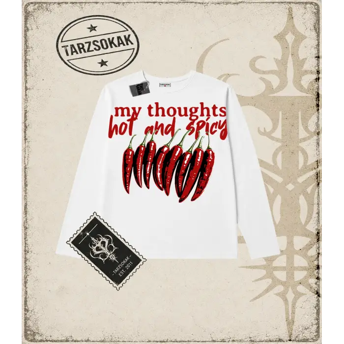 Gotik & Grunge STREETWEAR HOT AND SPICY Long Sleeve